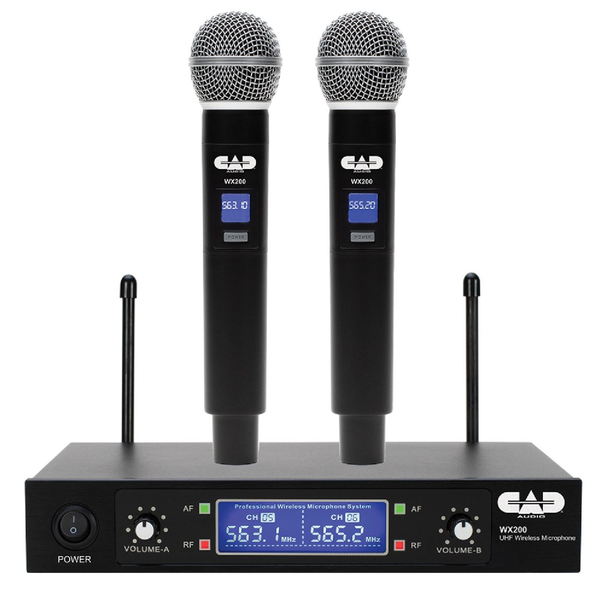 CAD Audio - WX200 UHF Wireless Dual Handheld Microphone System