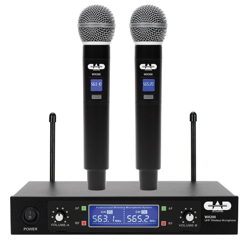 CAD Audio - WX200 UHF Wireless Dual Handheld Microphone System