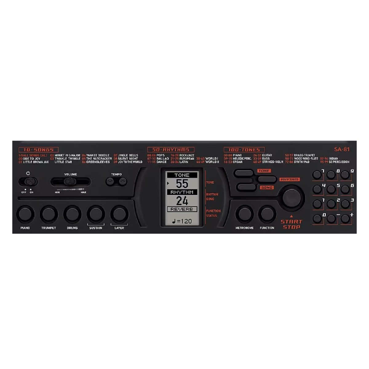 Casio - SA-81 - 44 Mini Keys Console Panel