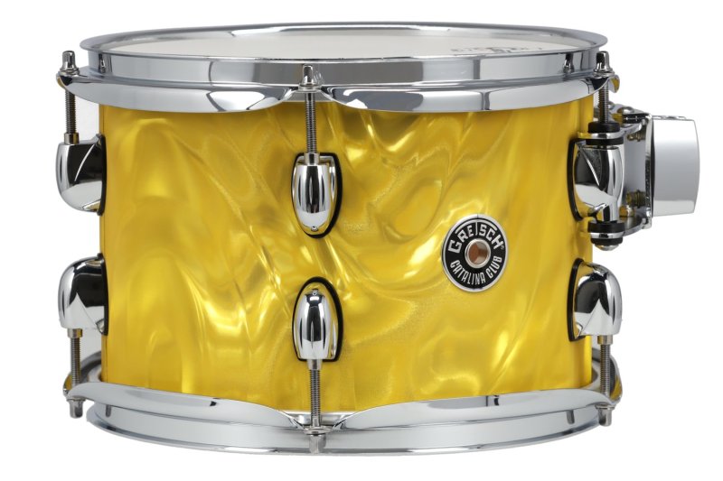 Gretsch - Catalina Club 7x10 Rack Tom, Yellow Satin Flame #CC2-0710T-YSF