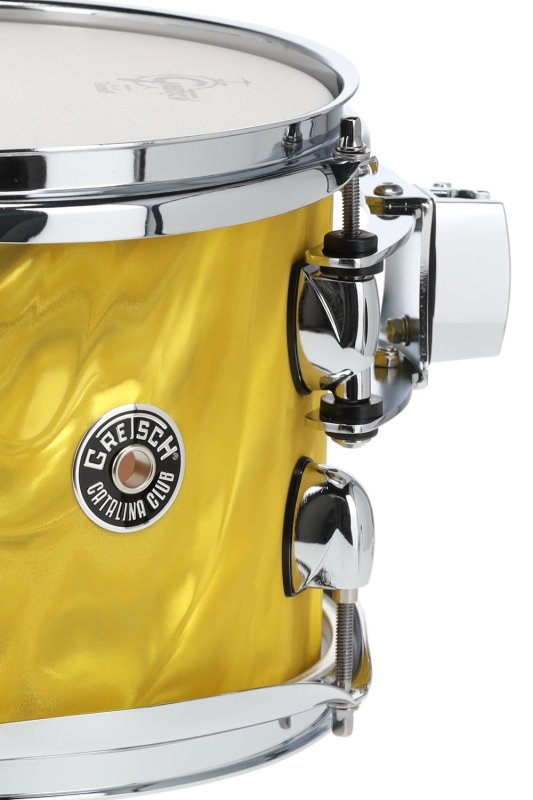 Gretsch - Catalina Club 7x10 Rack Tom, Yellow Satin Flame #CC2-0710T-YSF