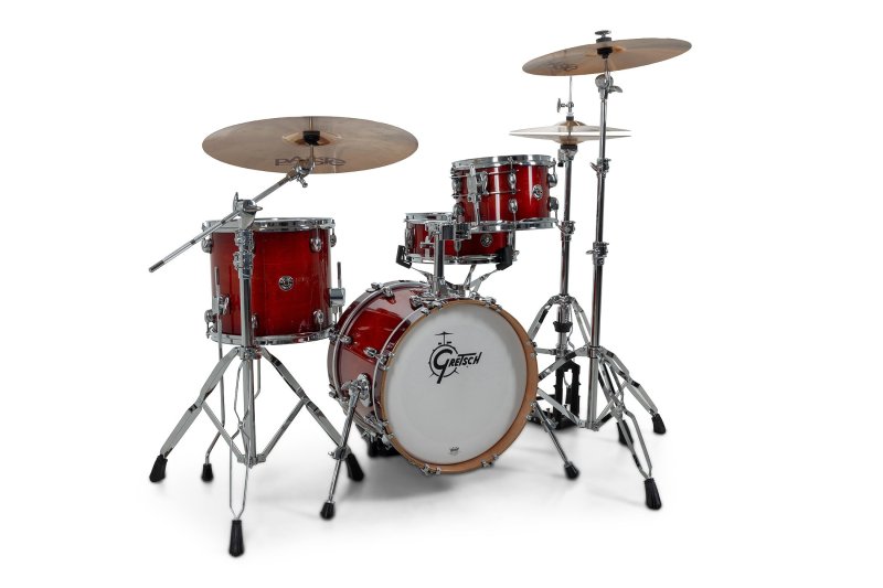 Gretsch - Gretsch Catalina Club CC2 Micro 4pc Shell Pack 16/10/13/13, Gloss Crimson Burst #CC2-M264-GCB