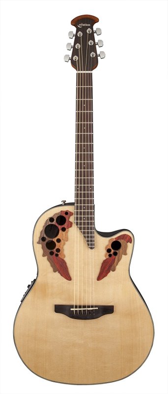 Ovation - Celebrity Elite Mid-Depth Cutaway, Natural #CE44-4