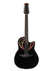 Ovation - Celebrity Elite Series 12-String Acoustic/Electric Guitar (Black) #CE4412-5