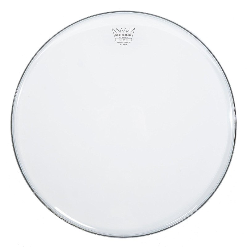 Remo - CL-0312-BA Ambassador Clear Classic Fit Drumhead, 12" #CL-0312-BA