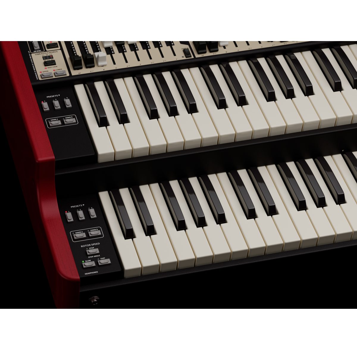 Nord - Organ 3 Double 61 Triple Sensor Semi Weighted Waterfall Keyboard