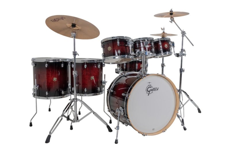 Gretsch - Catalina Maple 7-piece Shell Pack, Deep Cherry Burst #CM2-E627-DCB