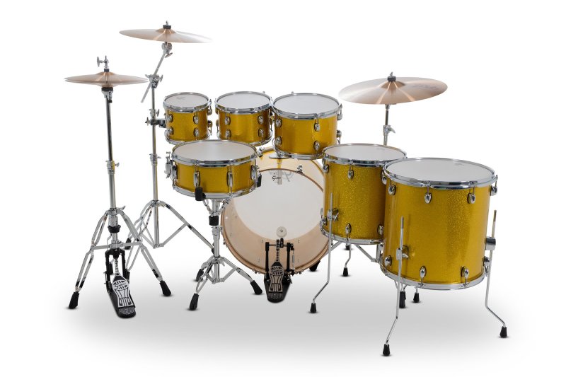 Gretsch - Catalina Maple CM2 7-piece drum shell pack, lemon sparkle #CM2-E627-LS