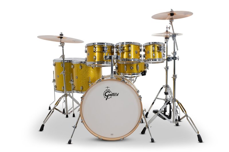 Gretsch - Catalina Maple CM2 7-piece drum shell pack, lemon sparkle #CM2-E627-LS