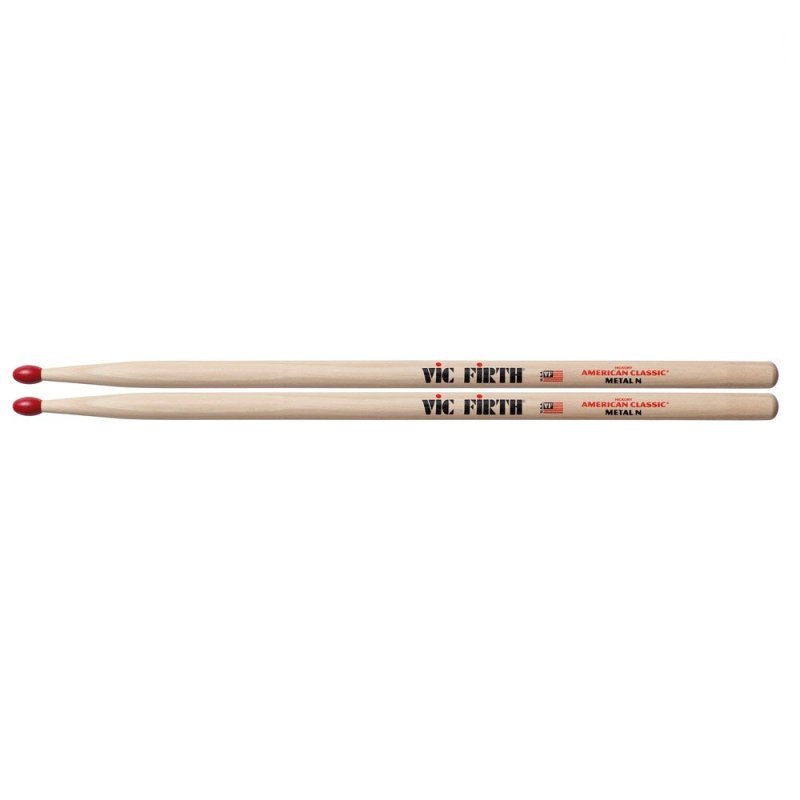 Vic Firth - American Classic Metal Nylon Drumsticks, Hickory #CMN