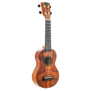 Mahalo - Artist Elite Soprano Ukulele - Photo Flame Koa #MA1KA