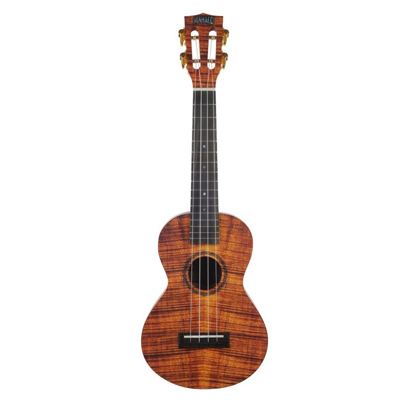 Mahalo - Artist Elite Concert Ukulele - Photo Flame Koa #MA2KA