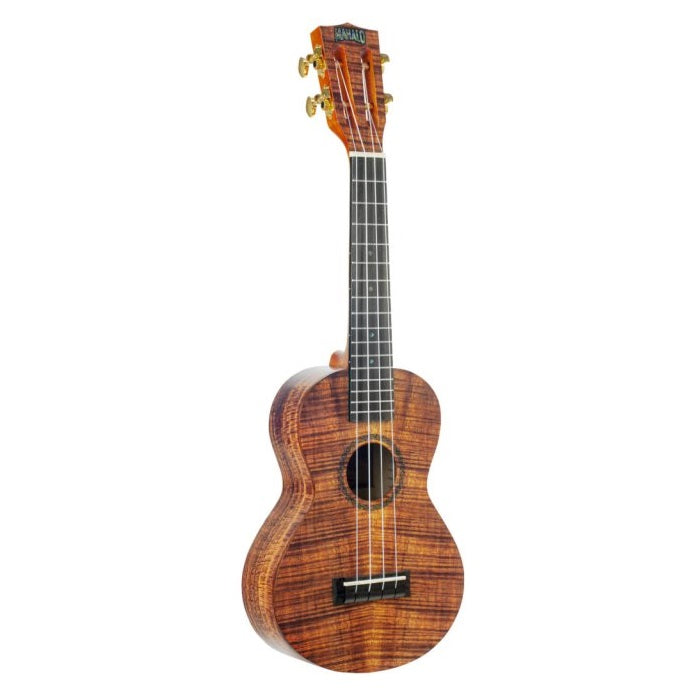 Mahalo - Artist Elite Concert Ukulele - Photo Flame Koa #MA2KA