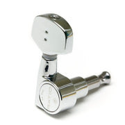 Graph Tech - Ratio Tuned Acoustic Machine Heads 3+3 Contemporary Chrome 2 Pin #PRN-2411-C0
