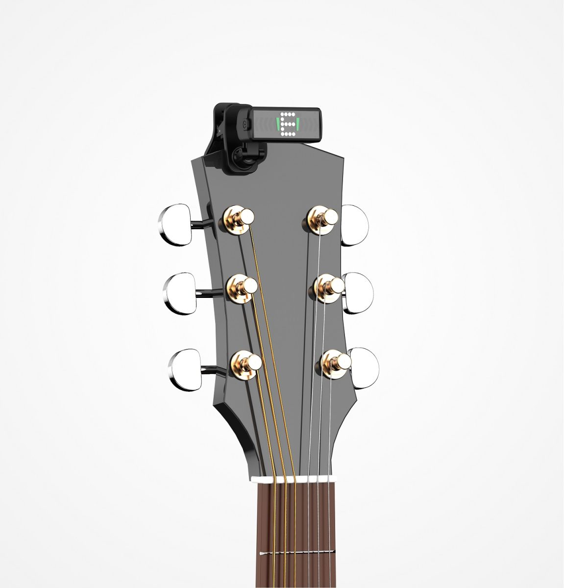 Profile - PT-1900 Mini Clip-On Chromatic Tuner On Guitar