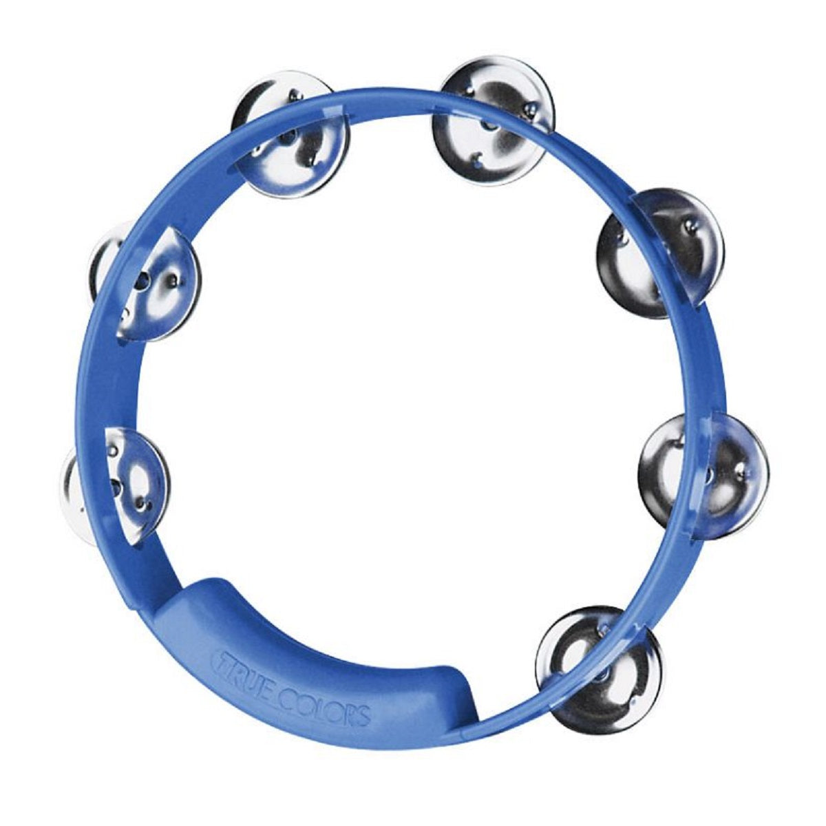 Rhythm Tech - TC4048 Blue with Nickel Jingles True Colors Tambourines