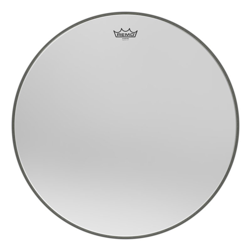 Remo - Ambassador® Starfire Drumhead - Chrome, 24" #CR-1024-00