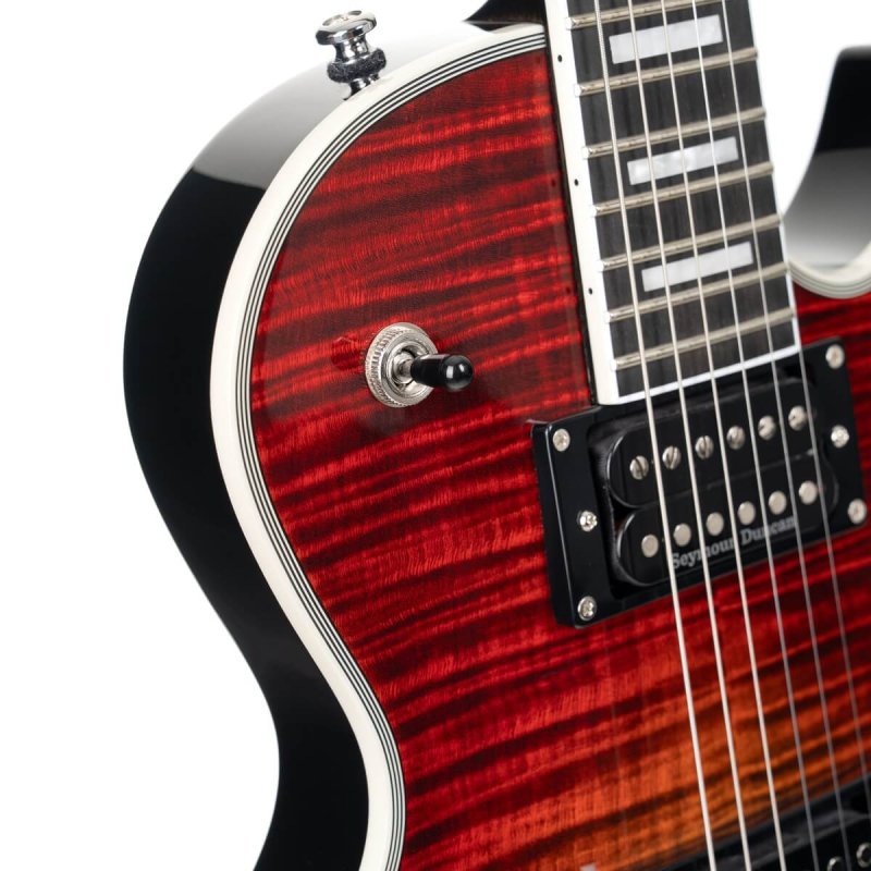 Cort - Cort CR300 Deluxe FB Electric Guitar, Flaming Burst #CR300DLX-FB