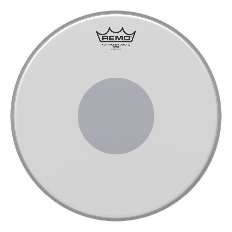 Remo - Controlled Sound® X Coated Black Dot™ Snare Drumhead - Bottom Black Dot™, 13" #CX-0113-10