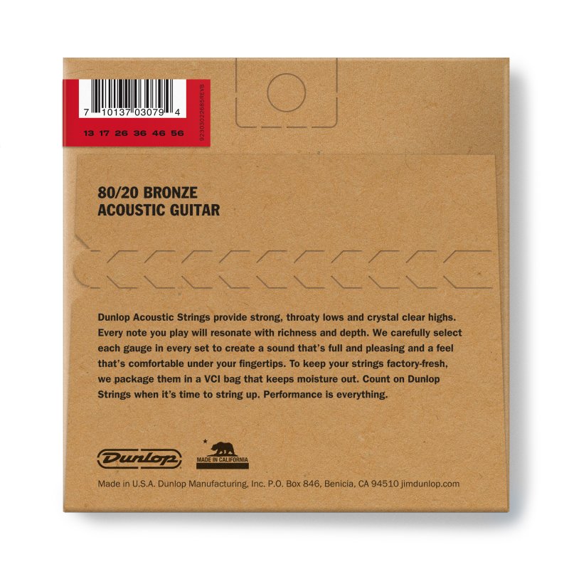 Dunlop - 80/20 Bronze Medium Acoustic Strings #DAB1356