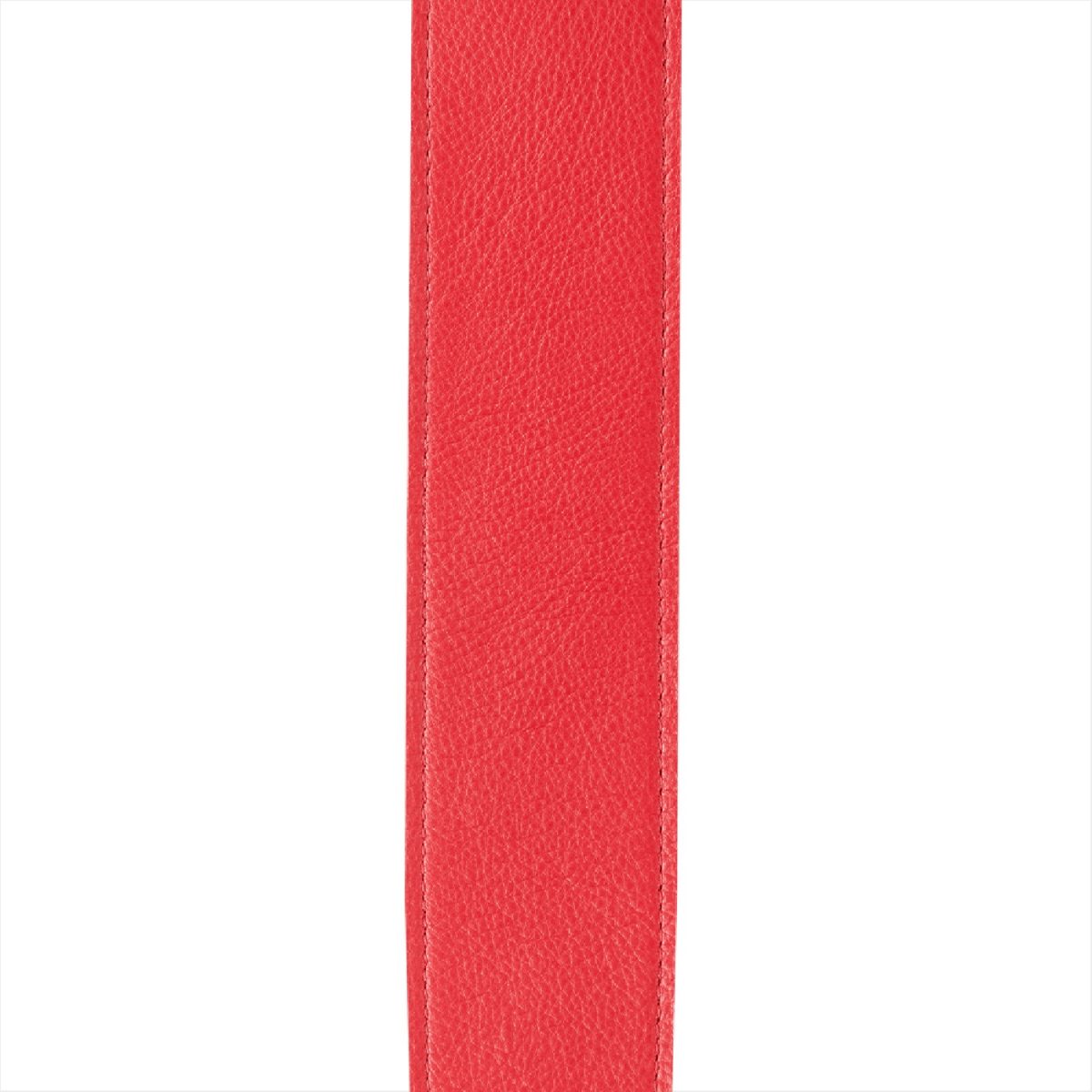 D'Addario - Slim Garment Leather Guitar Strap - Red - 20GL02 Texture
