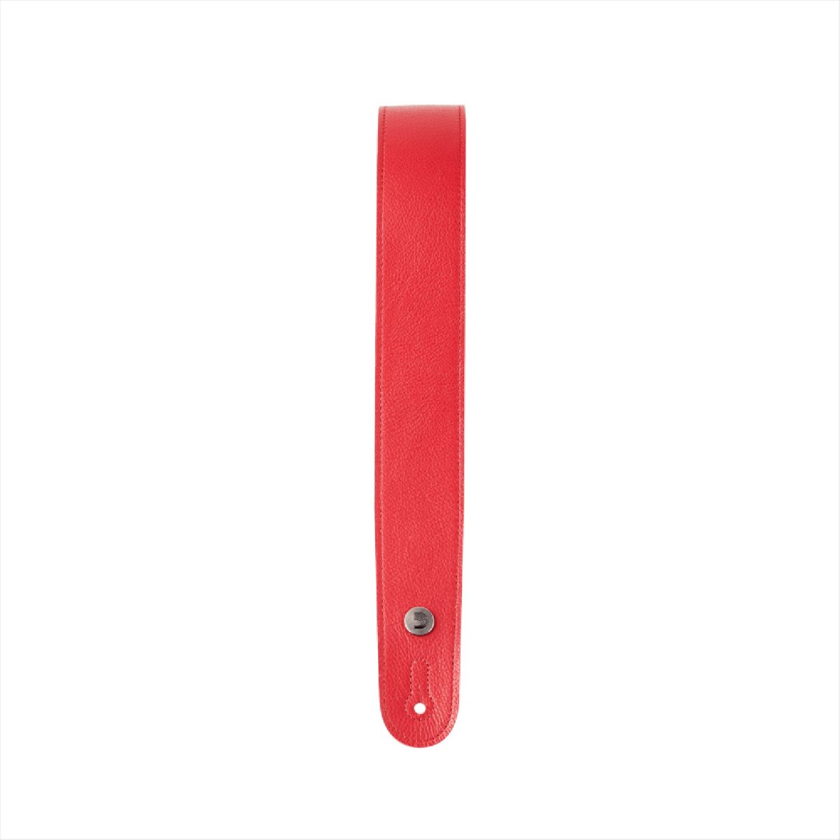 D'Addario - Slim Garment Leather Guitar Strap - Red - 20GL02 Tip