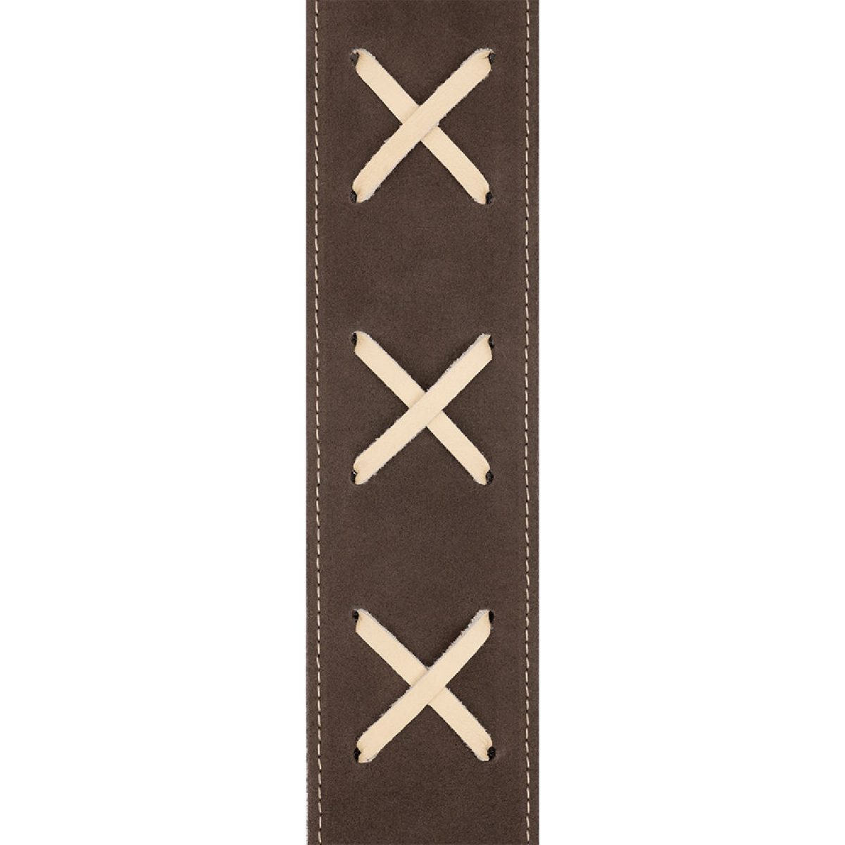D'addario - Suede Guitar Strap - Brown - 25VDG00 Texture