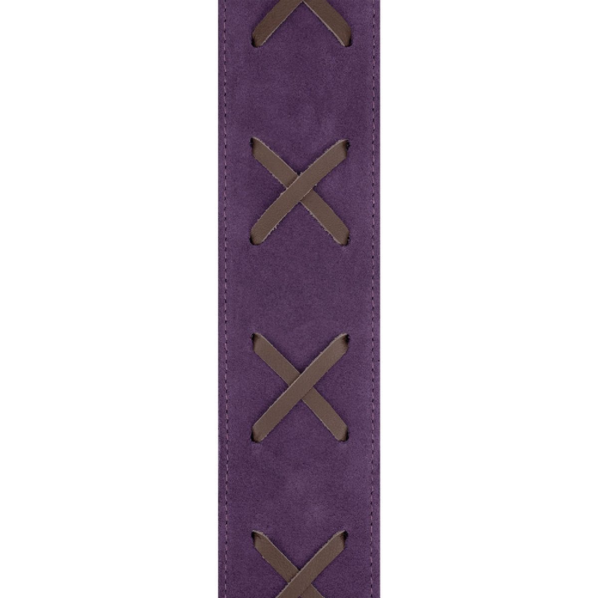 D'Addario - Suede Guitar Strap - Purple - 25VJH00 Texture