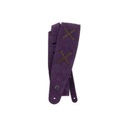 D'Addario - Suede Guitar Strap - Purple - 25VJH00