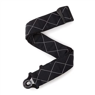 D'Addario Auto Lock Guitar Strap - Diamond Padded