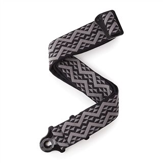 D'Addario Auto Lock Guitar Strap - Black/Grey