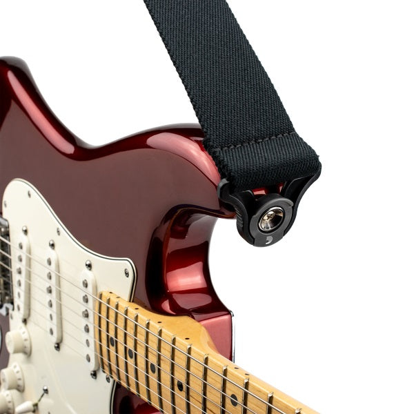 D'Addario - Auto Lock Guitar Strap - Skater Black #50BAL05 — 4