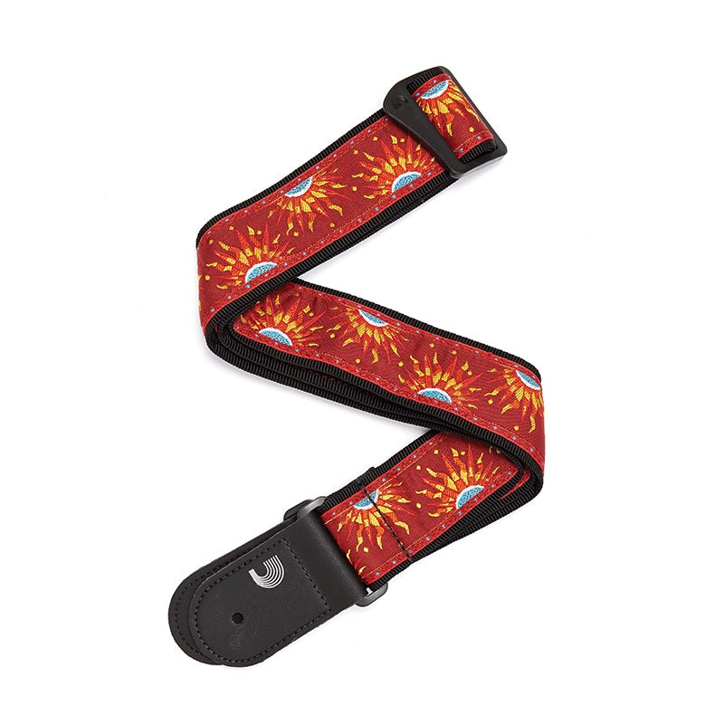 D'Addario - Nylon Woven Guitar Strap - Sun #50E09