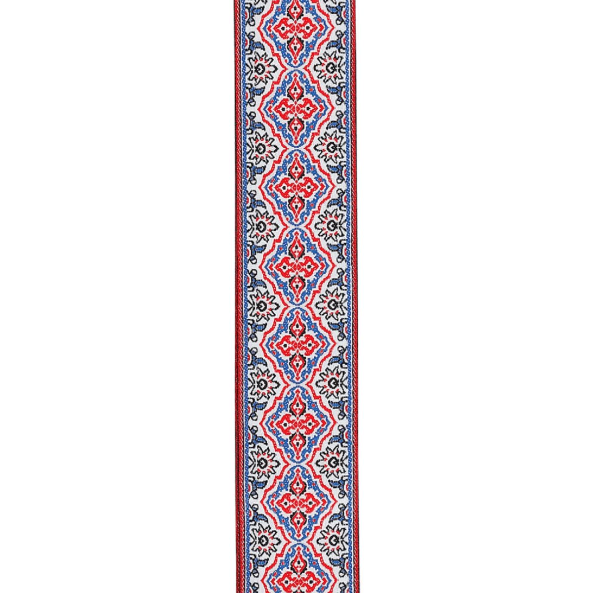 D'Addario - Eco-Comfort Guitar Strap - Persian Woven - White - 50RW07 Texture