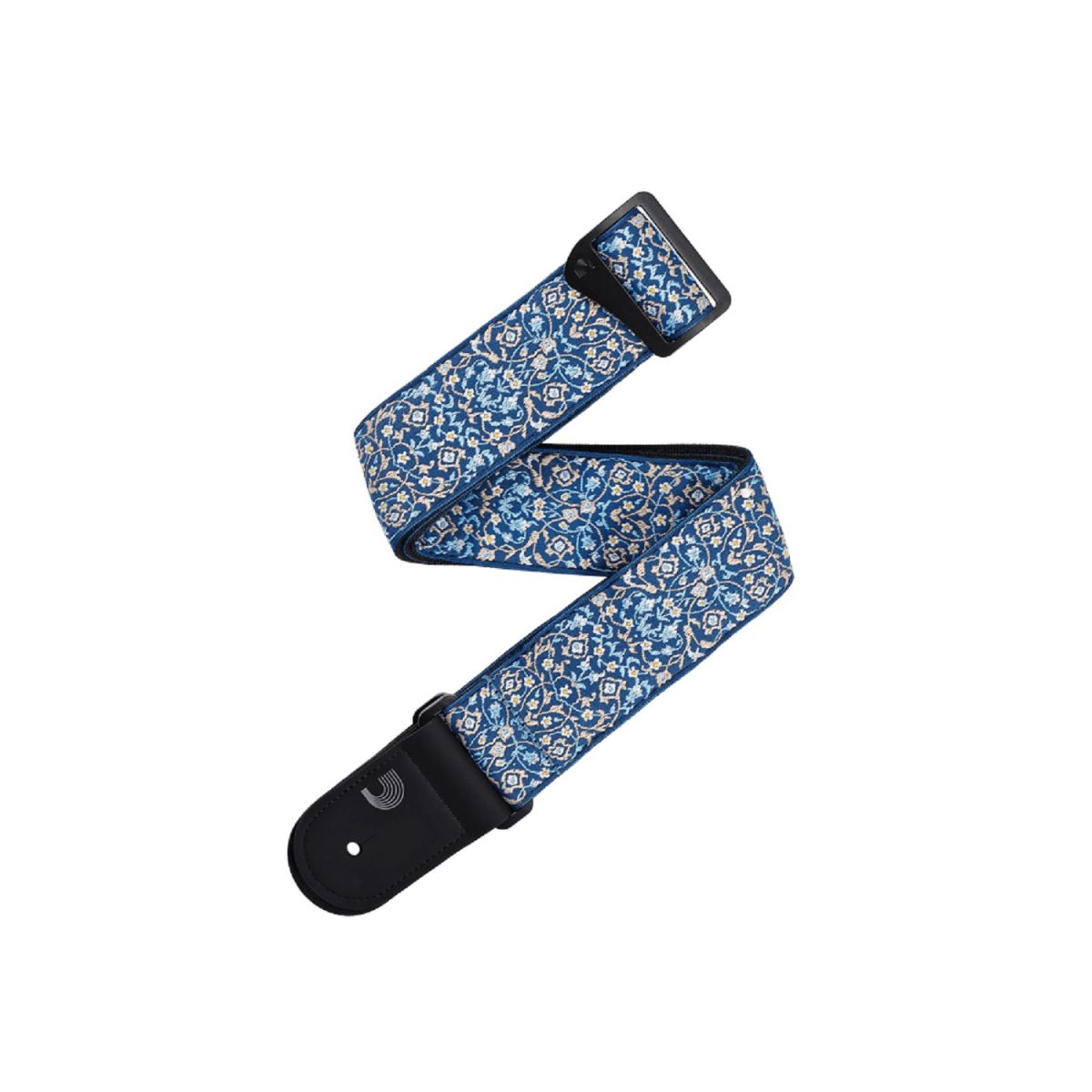 D'Addario - Eco-Comfort Guitar Strap - Persian Woven - Blue - 50RW08