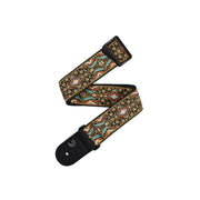 D'Addario - Eco-Comfort Guitar Strap - Persian Woven - Black - 50RW10
