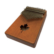 BeaverCreek - 17 Notes Mahogany Kalimba - Canada's Maple Leaf