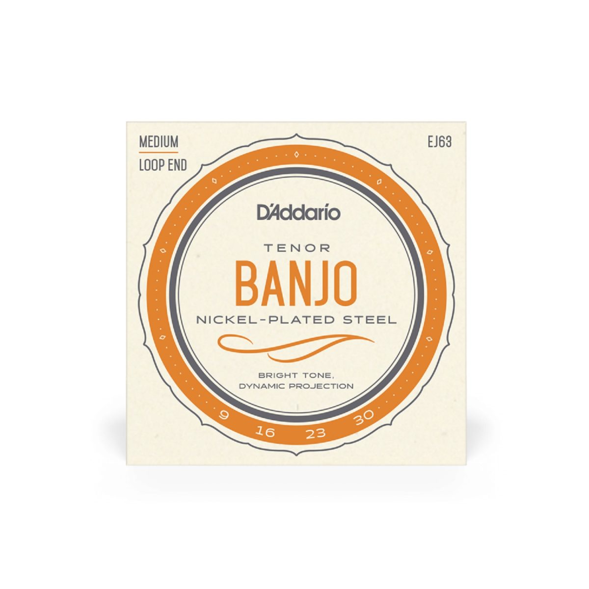 D'Addario - EJ63 09-30 Banjo 4-Strings Tenor Set