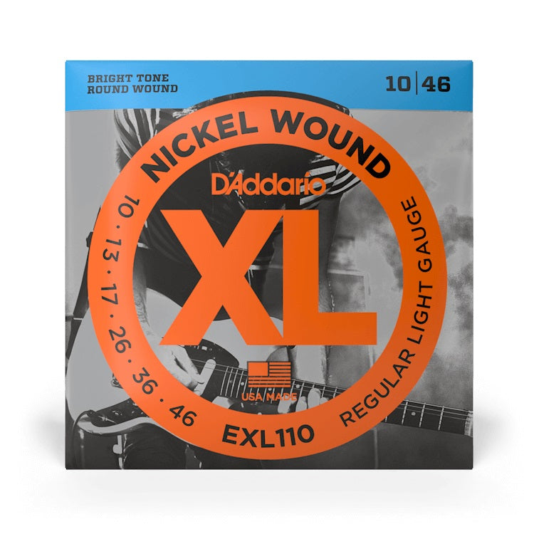D'Addario - 10-46 Electric Nickel Wound - Regular Light EXL110