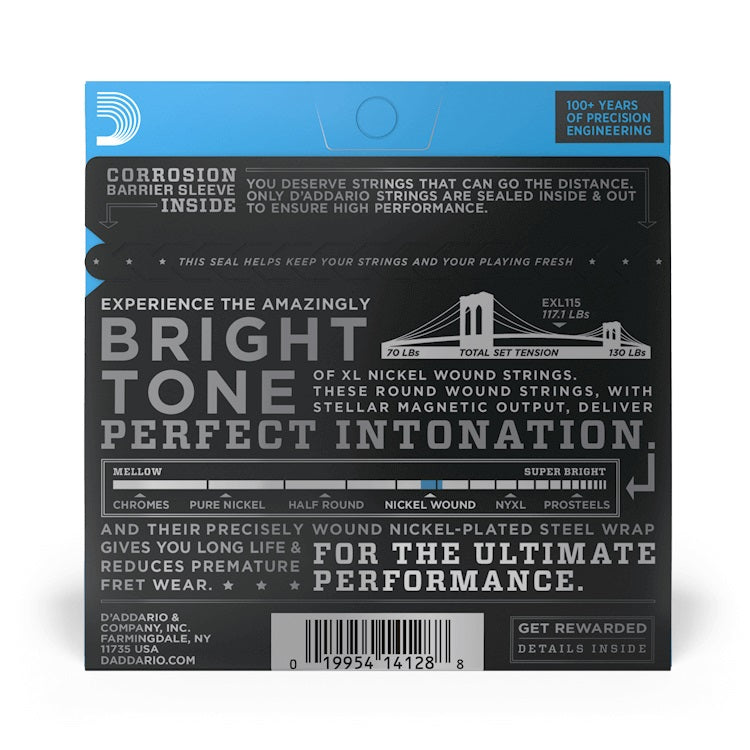 D'Addario - 11-49 Electric Nickel Wound - Medium EXL115