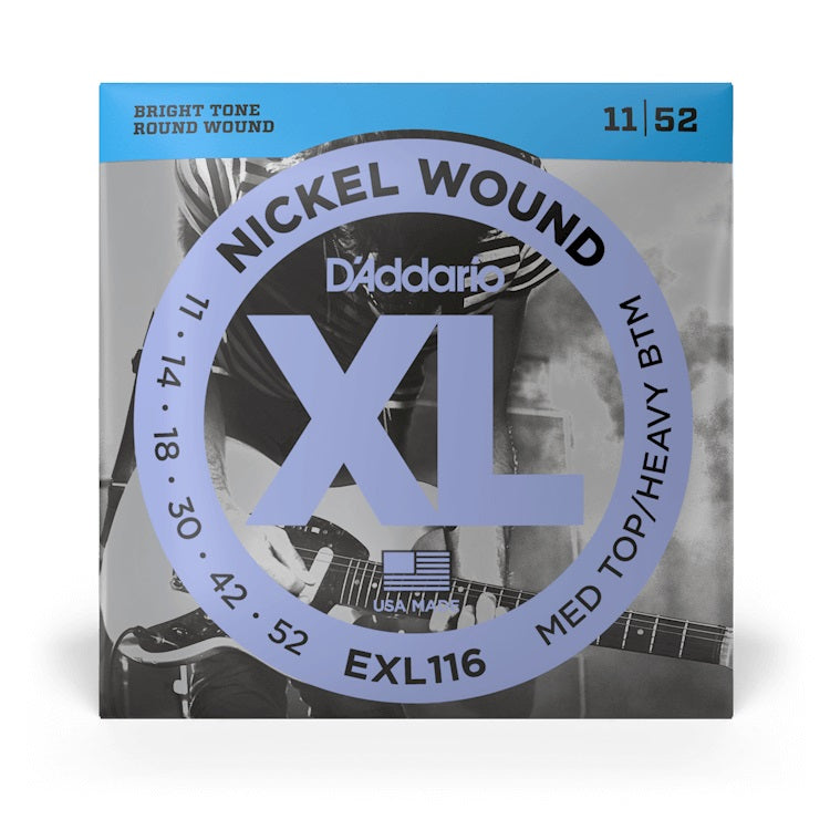 D'Addario - 11-52 Electric Nickel Wound - Medium/Heavy EXL116
