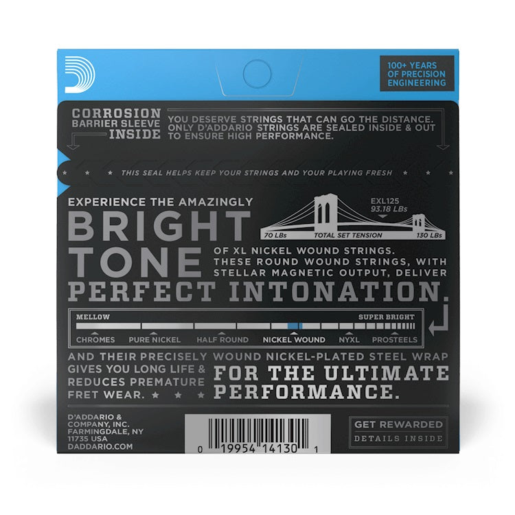 D'Addario - 09-46 Electric Nickel Wound - Super Light/Regular EXL125