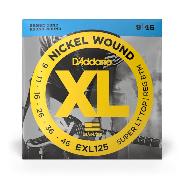 D'Addario - 09-46 Electric Nickel Wound - Super Light/Regular EXL125