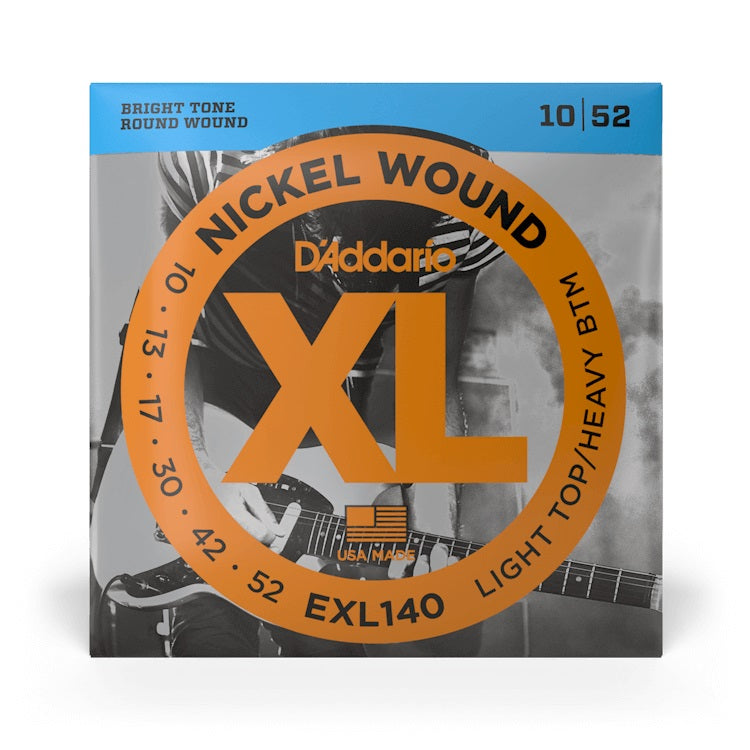 D'Addario - 10-52 Electric Nickel Wound - Light/Heavy EXL140
