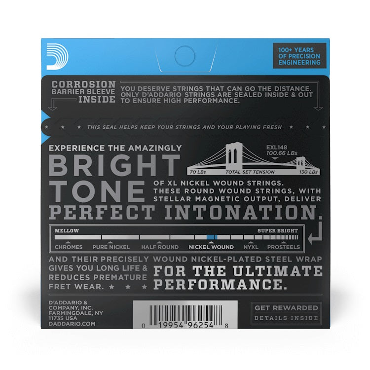 D'Addario - 12-60 Electric Nickel Wound - Extra Heavy EXL148