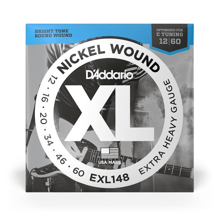 D'Addario - 12-60 Electric Nickel Wound - Extra Heavy EXL148