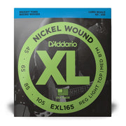 D'addario - 45-105 Long Scale Bass Strings - Light/Medium EXL165