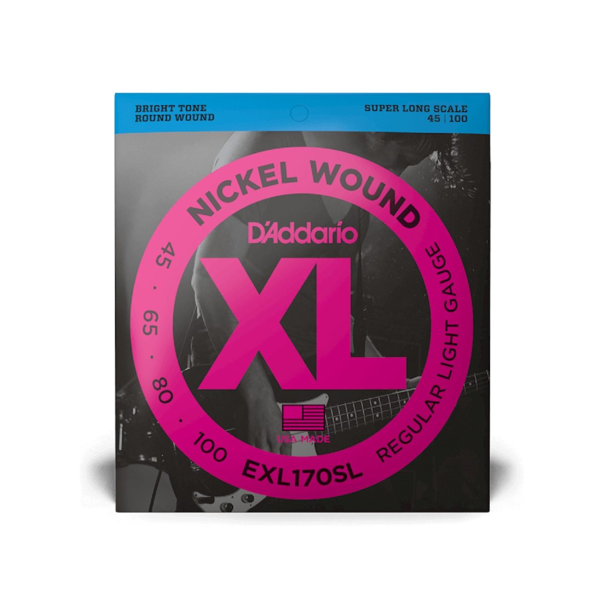 D'addario - EXL170SL - Regular Light Super Long Scale Bass Strings 45-100