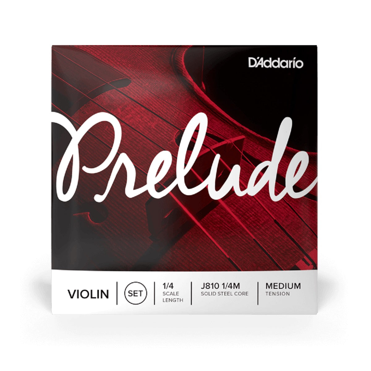 D'Addario - 1/4 Violin Prelude Strings - Medium Tension - J810 1/4M