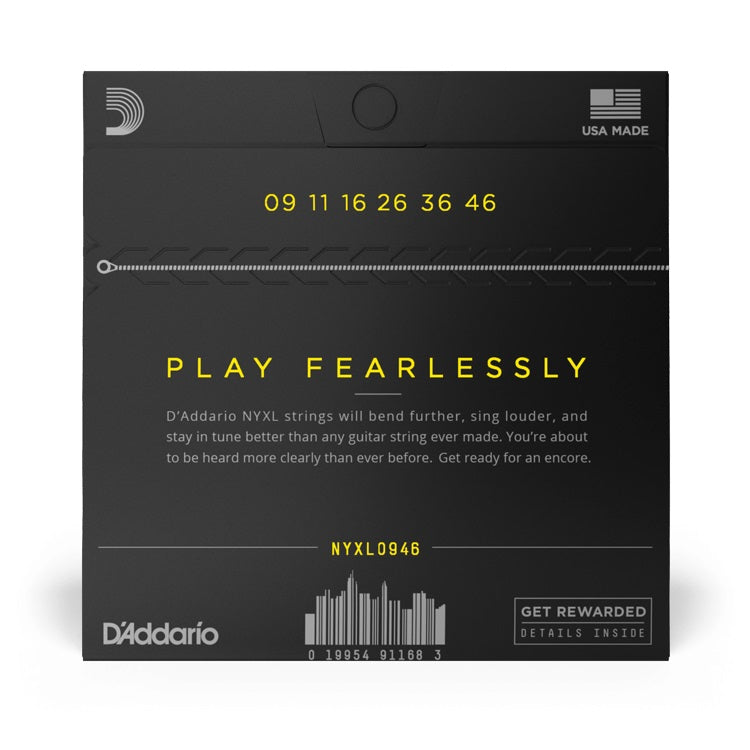 D'Addario - NYXL 9-46 Electric Nickel Plated Steel - Super Light/Regular